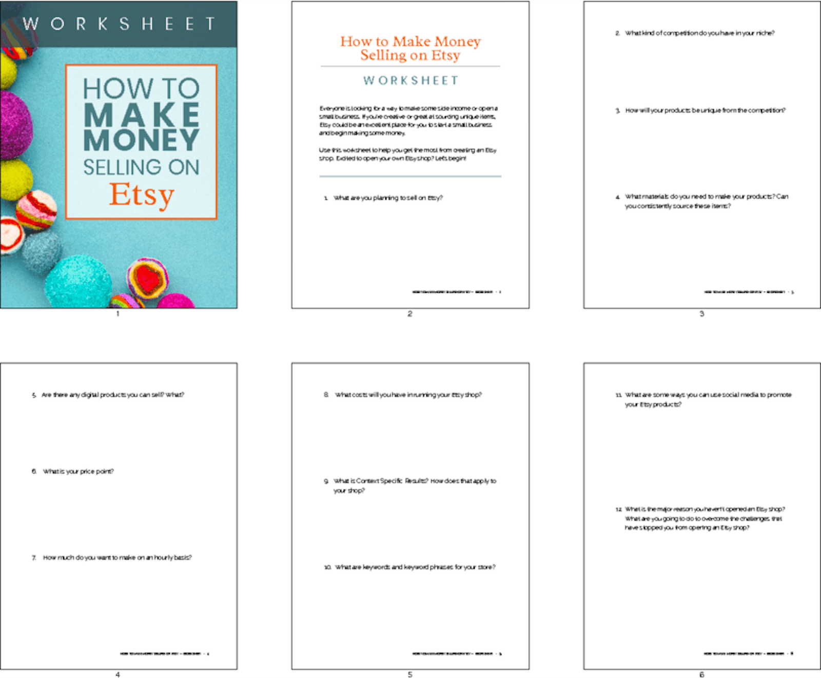 PLR Worksheets How To Make Money Selling On Etsy Worksheet PLR me plr-worksheets-how-to-make-money-selling-on-etsy-worksheet-plr-me