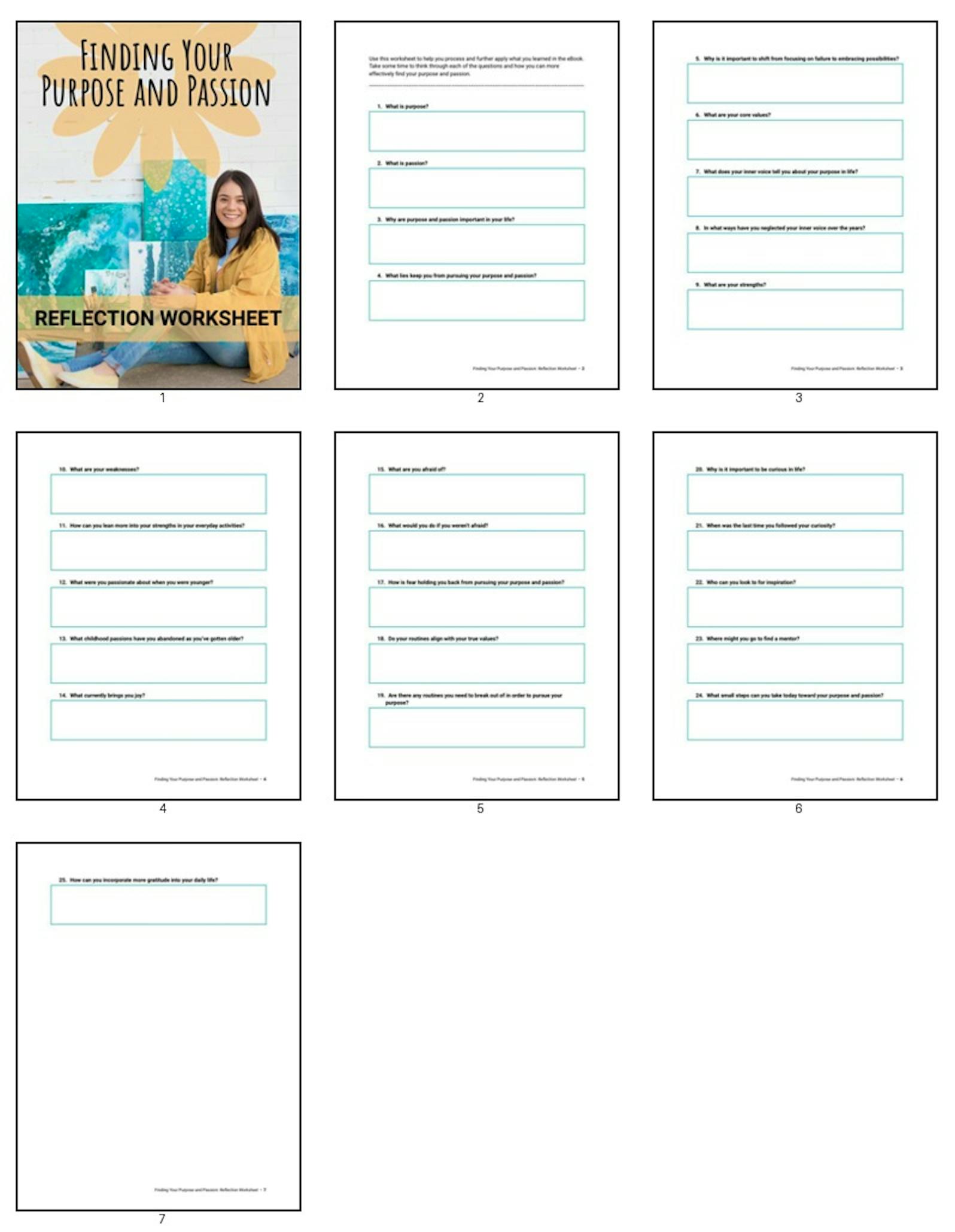 Life Purpose Worksheet.pdf PLR Worksheets - Finding Your Purpose And Passion - Worksheet - PLR.me