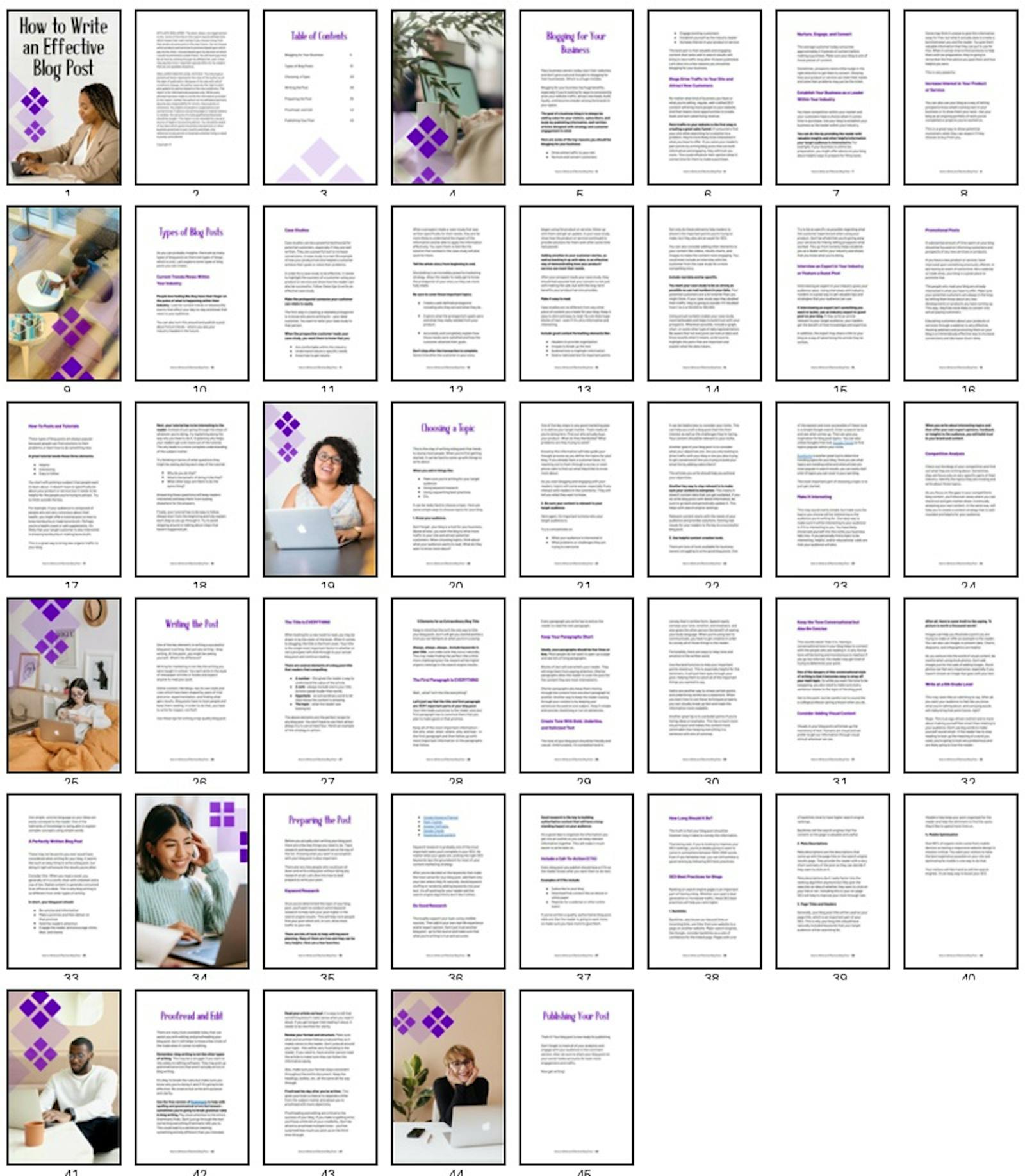 PLR Reports & eBooks - How To Write An Effective Blog Post - PLR.me